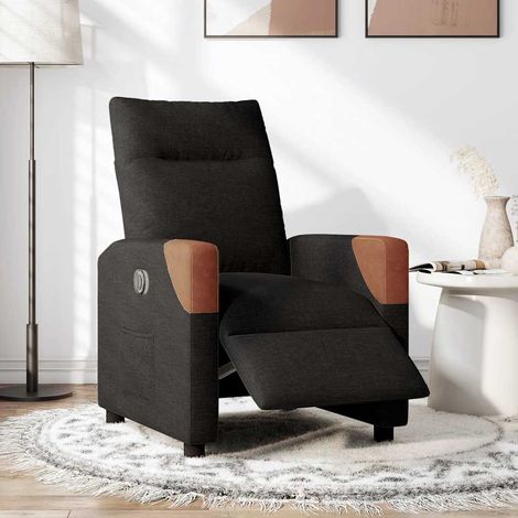 Maison Exclusive - Relaxsessel Elektrisch Schwarz Stoff