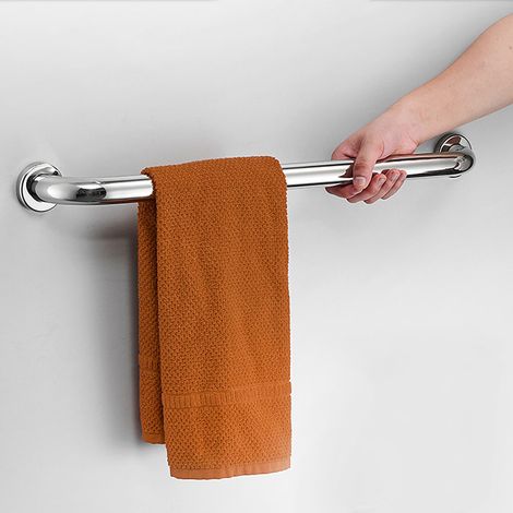 Barre d'appui de baignoire tout cuivre, barre de sécurité pour femmes enceintes et enfants, poignée antidérapante murale pour salle de bain d'hôtel, 40 cm (1/5)