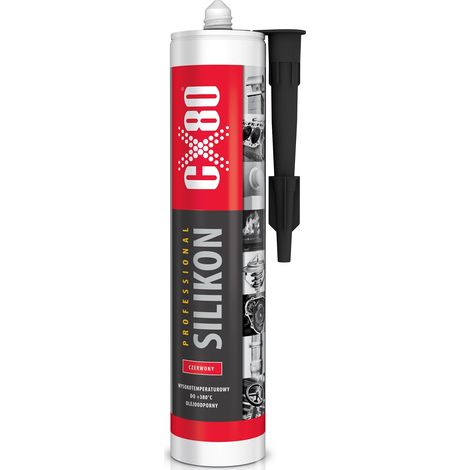 Professionelles rotes Silikon, hochtemperaturbeständig, 310 ml - CX-034
