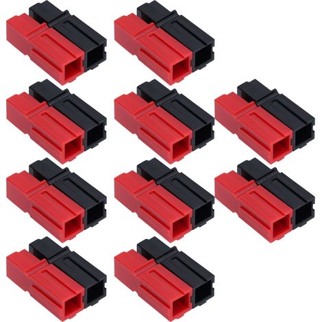 10 paires connecteurs batterie contacts rouge noir module unique fiches bornes 75A (1/5)