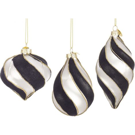 PENDAGLIO VETRO MONOCHROME LINEE BIANCO E NERO PREZZO CAD INDICARE IL MODELLO