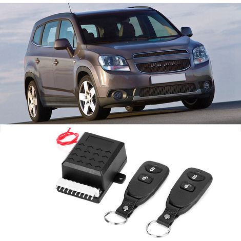 Système d'alarme central universel pour voiture avec télécommande et kit de verrouillage antivol à clé