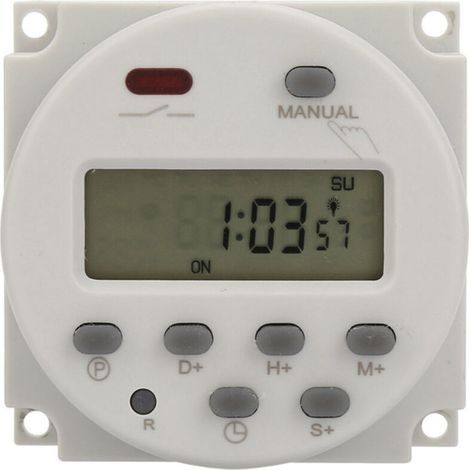 Interrupteur de Minuterie Programmable Numérique pour Contrôle électronique 168h 5va Lampes de Rue TV (5V DC) (1/4)