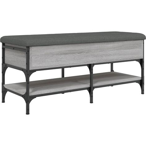 Maison Exclusive - Panca Porta Scarpe Grigio Sonoma 102x42x45 cm Legno Multistrato