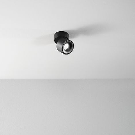 Faretto Moderno Camera Metallo Nero Led 8W 3000K