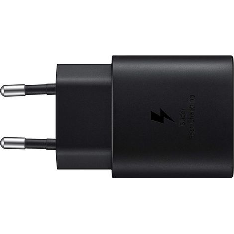 USB-C, 25-W-Ultraschnell-Netzteil, USB-C-auf-USB-Adapter, Schnellladefunktion, kabellos, schwarz (1/5)