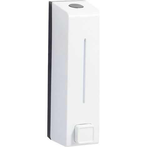 Dispensador De Jabón Líquido - 600 Ml - Mecanismo Manual De Presión - Montaje En Pared - Para Hoteles Y Oficinas - 1 Unidad (1/5)