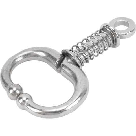 Pince à nez pour bovins en acier inoxydable, type ressort, pour petits animaux d'élevage. (1/5)