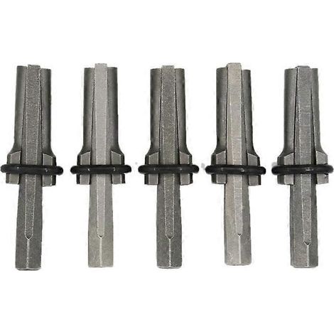 HONORNIC - Ensemble d'outils manuels pour fendeur de pierres, 5 pièces, coins de 16 mm, fendeur de pierres manuel robuste (1/4)