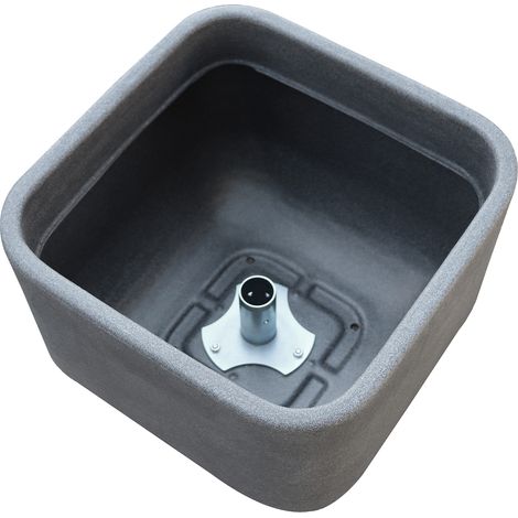 Quadratischer Harzsockel für unterirdische Aquapoint-Brunnen (1/2)