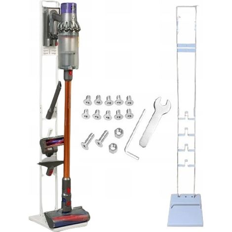 SUPPORTO BIANCO PER ASPIRAPOLVERE DYSON DC V7 V8 V10 V11 V12 V15 (1/5)