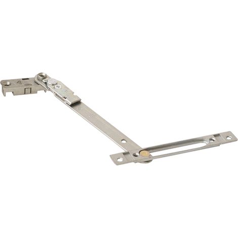 Compas à soufflet pour meuble – Bras et glissière adaptés à rainure 16mm – Finition Roto Sil – Charge maximale 50kg