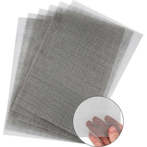 pezzi di rete metallica, 20 maglie in acciaio inox, per progetti fai da te, gabbie, prese d'aria, giardino, zanzariere, reti filtranti, ecc. (1/5)