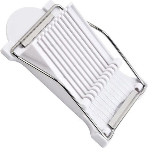 Trancheuse à Viande Luncheon,Egg Slicer Trancheuse Polyvalente en Fils d'acier Inoxydable,Trancheuse à Jambon Luncheon Meat, Trancheuse à Fromage à Pâte Molle,Blanc (1/5)