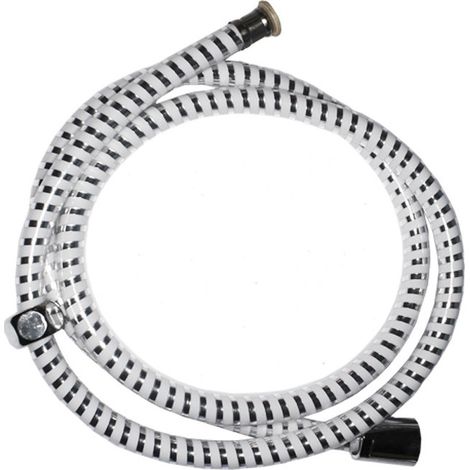 Tuyau Douche Souple 2m Tuyau Douche Flexible Blanc/chrome 2m - Edm (1/3)