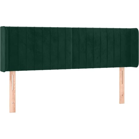 Maison Exclusive - Cabecero de terciopelo verde oscuro 147x16x78/ (1/5)