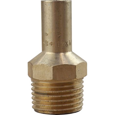 Raccord laiton à sertir et à visser - Manchon Mâle Mâle Ø12x1/2"(15/21) (1/3)