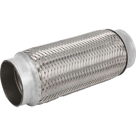 Tuyau d'échappement automobile 2,5 x 8 pouces, raccord flexible tressé en acier inoxydable, type universel (1/5)