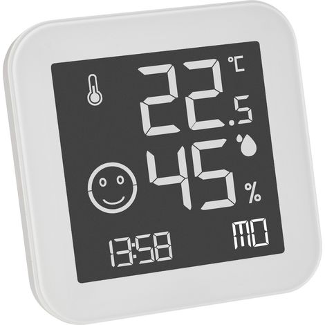 TFA Dostmann BLACK & WHITE Thermo-/Hygrometer Weiß 30.5054.02 (1/5)