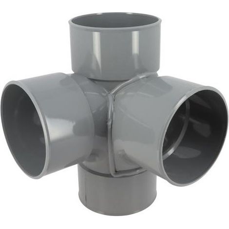 Croix d'angle PVC 87 degré 30 Femelle/Femelle, 110