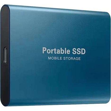 Disque Dur Externe SSD - 6 To - USB 3.2 Gen 2 - Compatible OTG - Portable Ultra Fin 7 mm - Pour Ordinateur Portable Et Fixe (1/5)