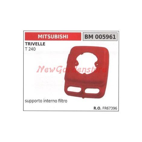 Supporto interno filtro aria MITSUBISHI motore 2tempi montato su trivella 005961