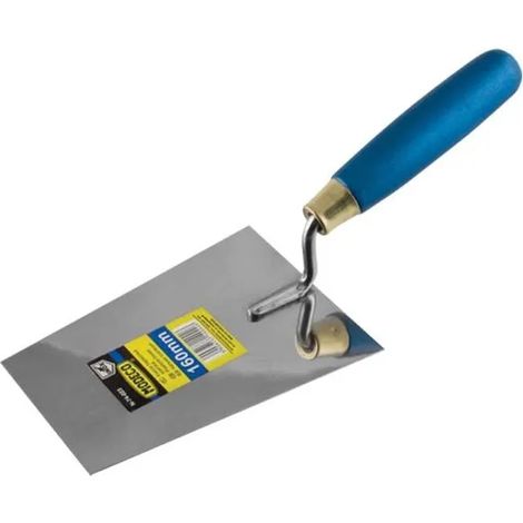 Outil du carreleur modeco trapezoidal trowel inoxydable ergonomique