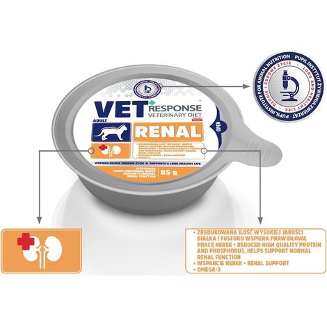 VET RESPONSE RENAL dla kota 85 g (1/3)