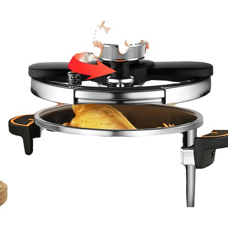 Autocuiseur, capacité de 6L, compatible avec les cuisinières à gaz et à induction, 6L (1/2)