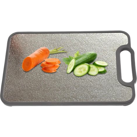 Planches À Découper Métalliques Pour Cuisine, Planche À Découper De Camping 39x26 Cm Grade Alimentaire, Ustensile De Cuisine Pour Sushi Pâtisserie Charcuterie, Pour Maison Restaurant Boucherie (1/5)