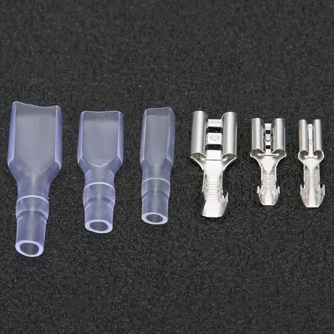 Coffret de 150 bornes argentées 2,8/4,8/6,3 mm (1/5)