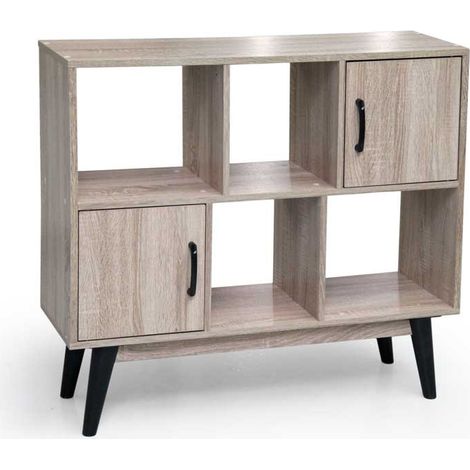 ARES MOBILE IN LEGNO 90 X 30 X 80 CM IN COLORE ROVERE (1/2)