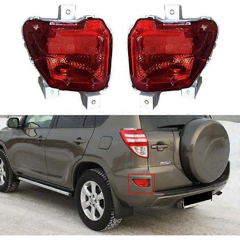 Compatibile con Toyota RAV4 2005-2012 Paraurti posteriore auto Luce di posizione/freno/riscaldamento/riflettore/lampadina (senza lampadina) (1/4)