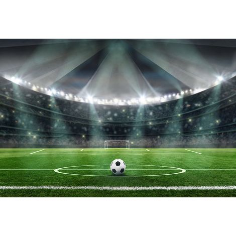 Papier peint panoramique Foot / Football - Ballon de foot - 130 cm x 87 cm (1/2)