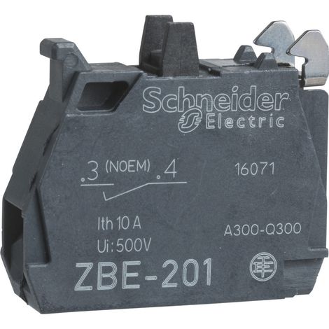 Harmony bloc contact pour bouton - ZBE Ø 22 - 1F - ZBE1019 (1/3)