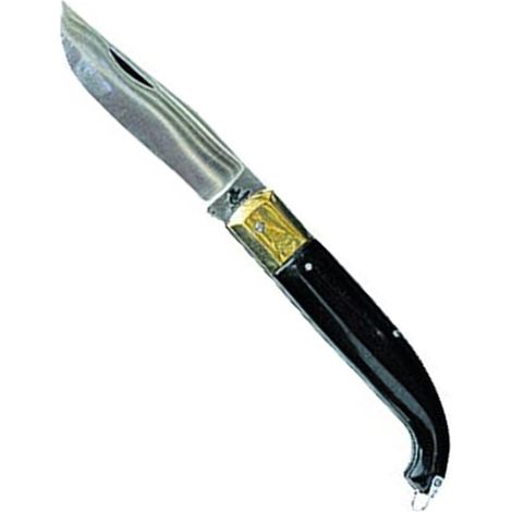 Coltello per innesti in acciaio inox con Manico in ABS richiudibile -200 mm