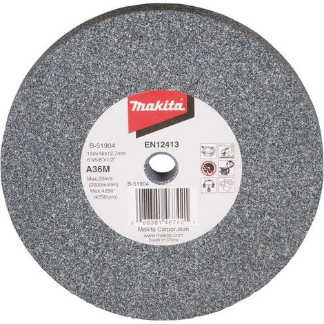 Makita Accesorios - Disco abrasivo para metal 150x12,7 mm B-51904