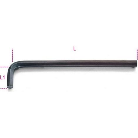 Chiave maschio esagonale piegata beta 96l - 2