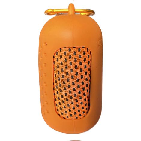 Ensemble de mini-serviettes portables en silicone orange - Serviette rafraîchissante, serviette rafraîchissante d'extéri (1/5)