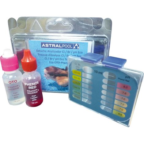 Estuche Kit Analizador Cloro, Bromo y Ph Piscina - AstralPool (1/2)