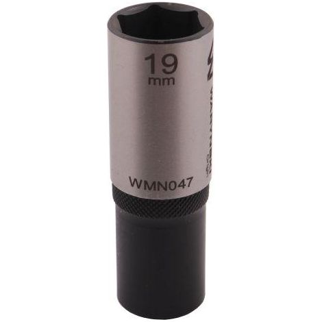 Bussola esagonale 1/2". 19 mm. lungo. CrV50BV30. DIN 3124. Waryński (1/4)