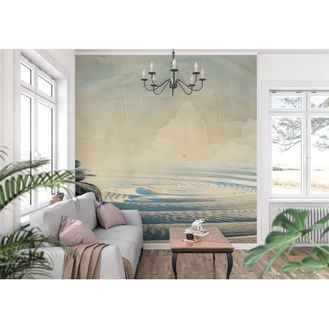 Papier peint ambiance zen - 150 x 250 cm (1/2)