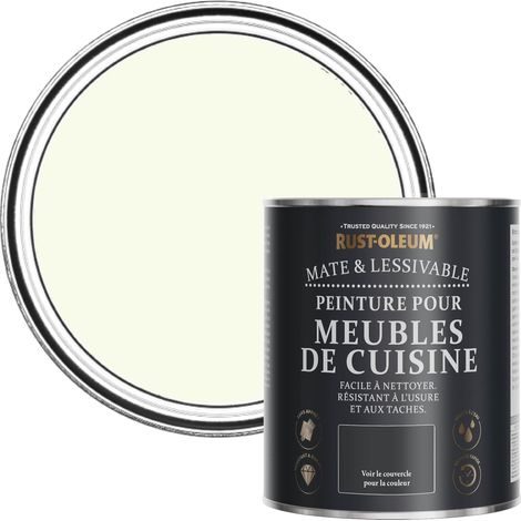 Peinture Blanche pour Meubles de Cuisine, Finition Mate - Fleur de Pommier 750ml (1/5)