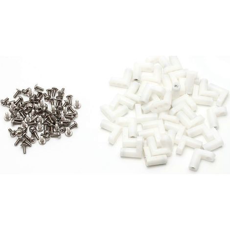 40 pieds en plastique en forme de L pour circuit imprimé avec vis de fixation, support pour encodeur de circuit imprimé de borne d'arcade Jamma (1/5)