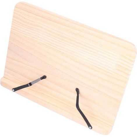 Petite bibliothèque en bois pliable et réglable pour livres de cuisine, idéale pour la maison, le bureau ou l'école Femeo (1/5)