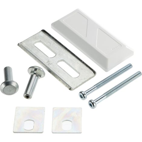 Boîtier de raccordement fermé pour boulon armé Blanc