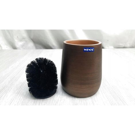 Wenko Palena set de accesorios para WC negro y bronce