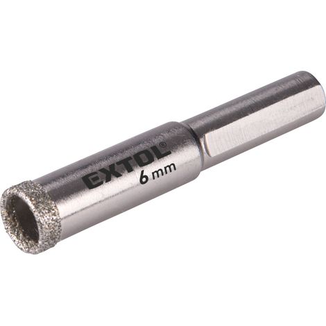Couronne diamant Extol pour verre et céramique, O 10 mm 8801979