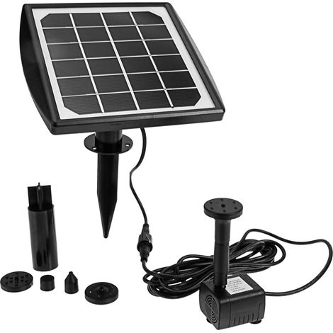 Fontaine Solaire pour Bassin Et Jardin Kit De Pompe à Eau Solaire Autonome pour Décoration Extérieure Et Oxygénation Eau (1/5)
