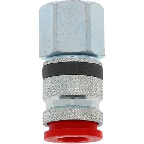 COUPLEUR RAPIDE FEMELLE 1/2'' TYPE EURO  CEDREY